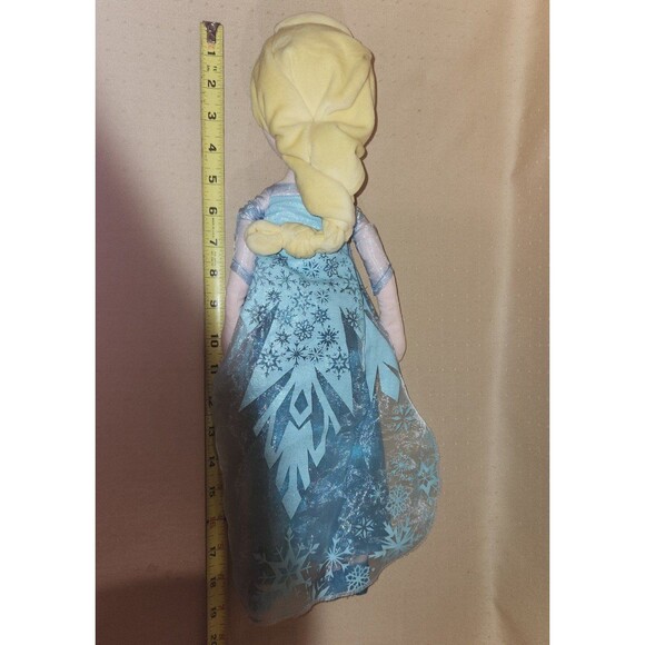 ELSA Doll Frozen 20" Plush Doll Snowflake Dress Disney - Picture 4 of 10